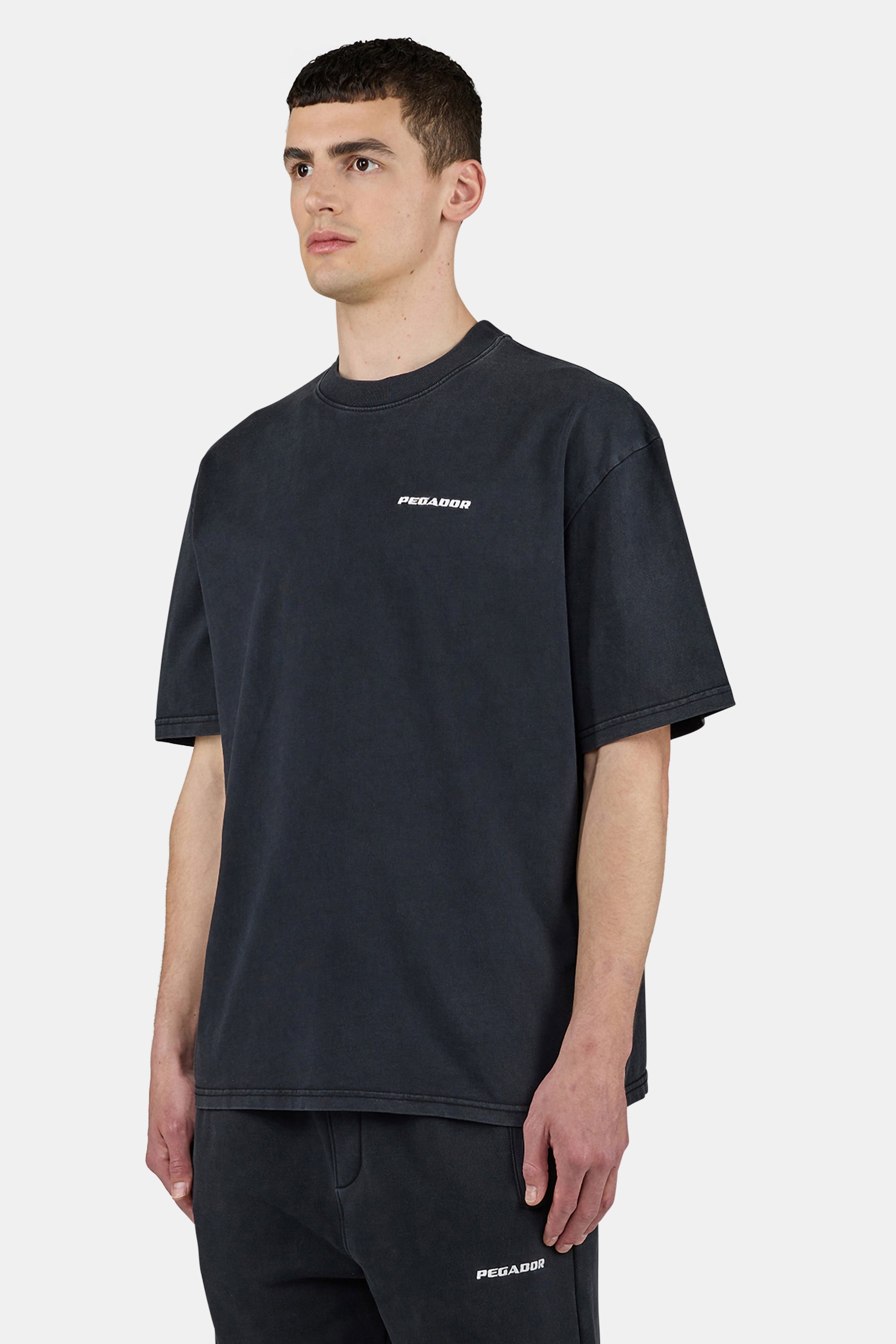 Logo Oversized Tee Black - Drakkar shop