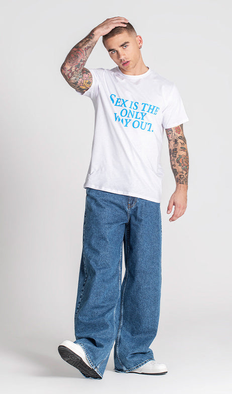 White Escapism Tee