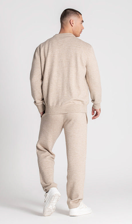 Beige Fluffy Sweater