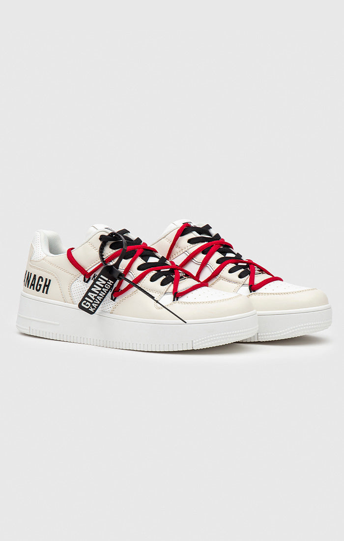 BEIGE WRAPPED SNEAKERS