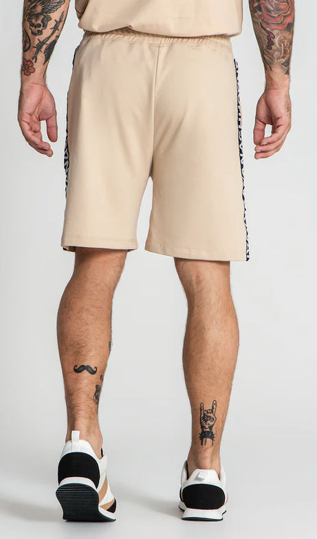 Beige Futura Shorts