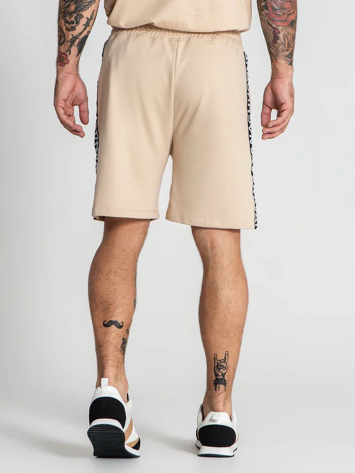 Beige Futura Shorts