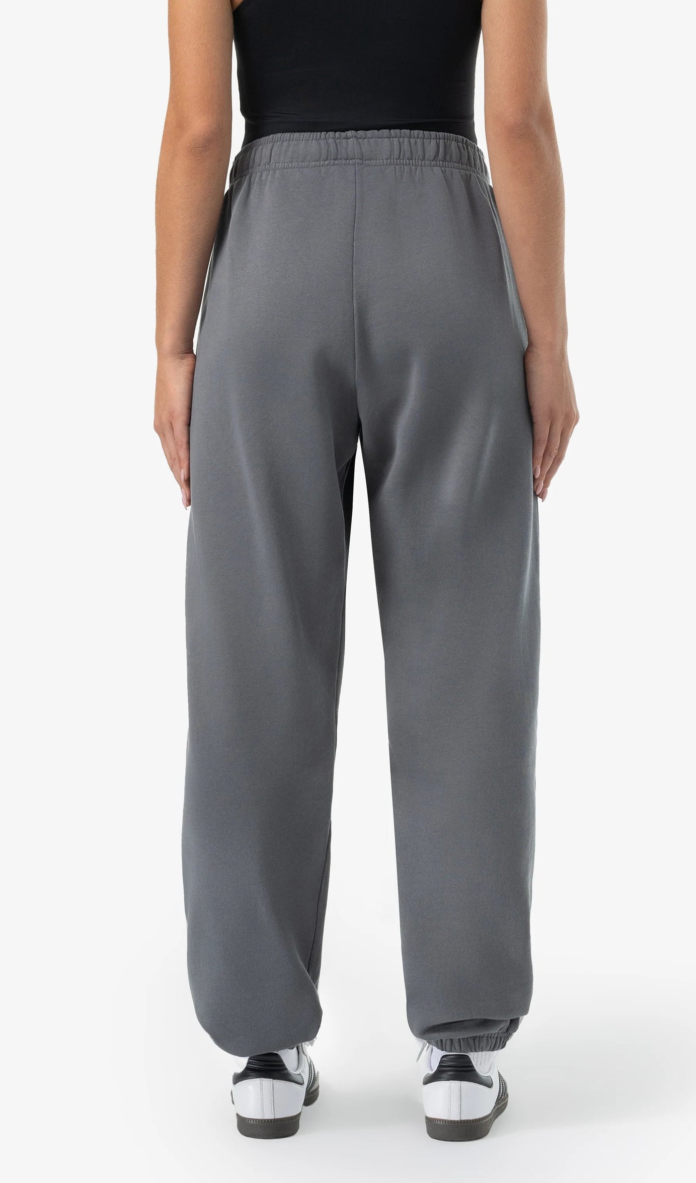 Villa High Waisted Sweat Pants Vintage Gray Grey