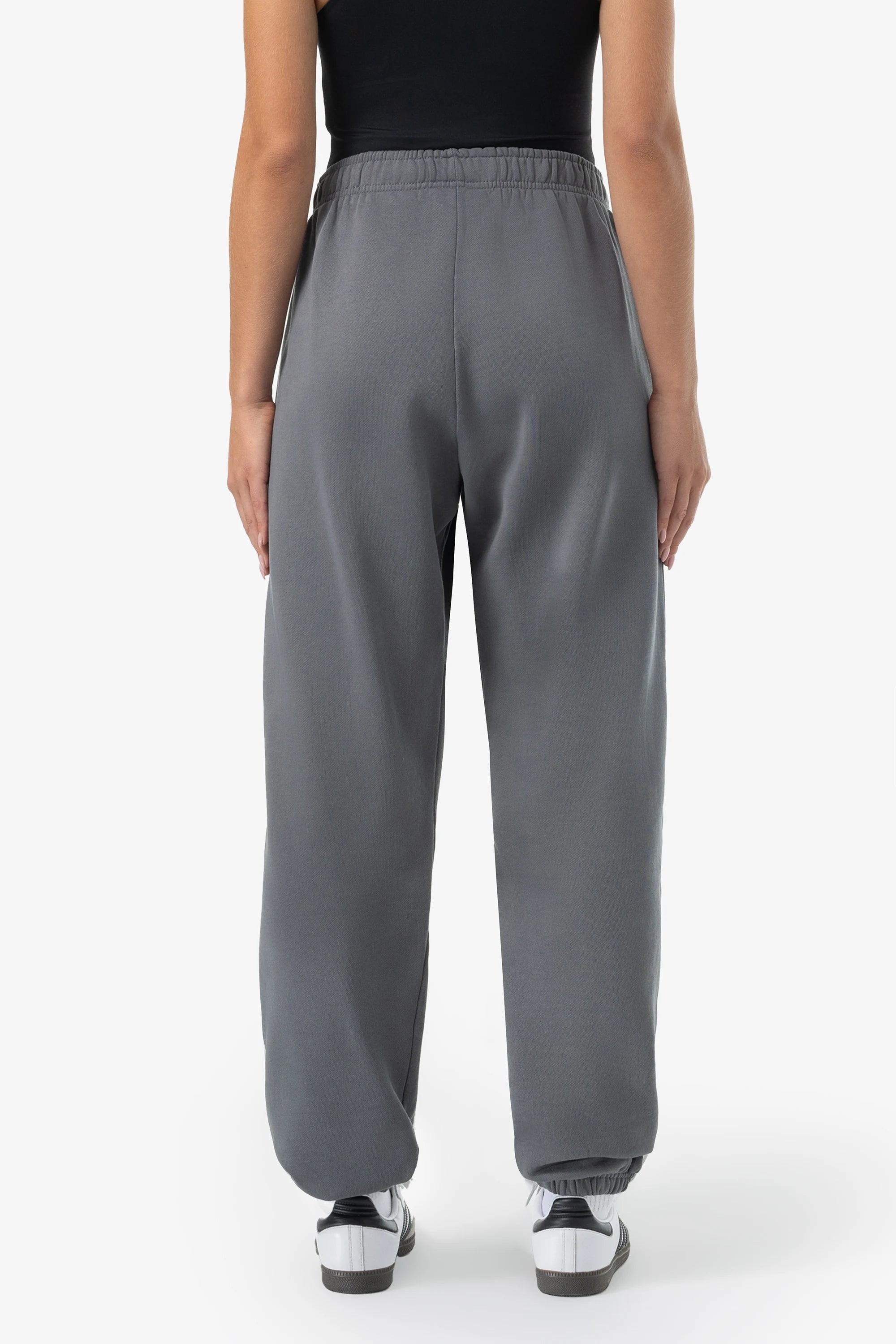 Villa High Waisted Sweat Pants Vintage Gray Grey