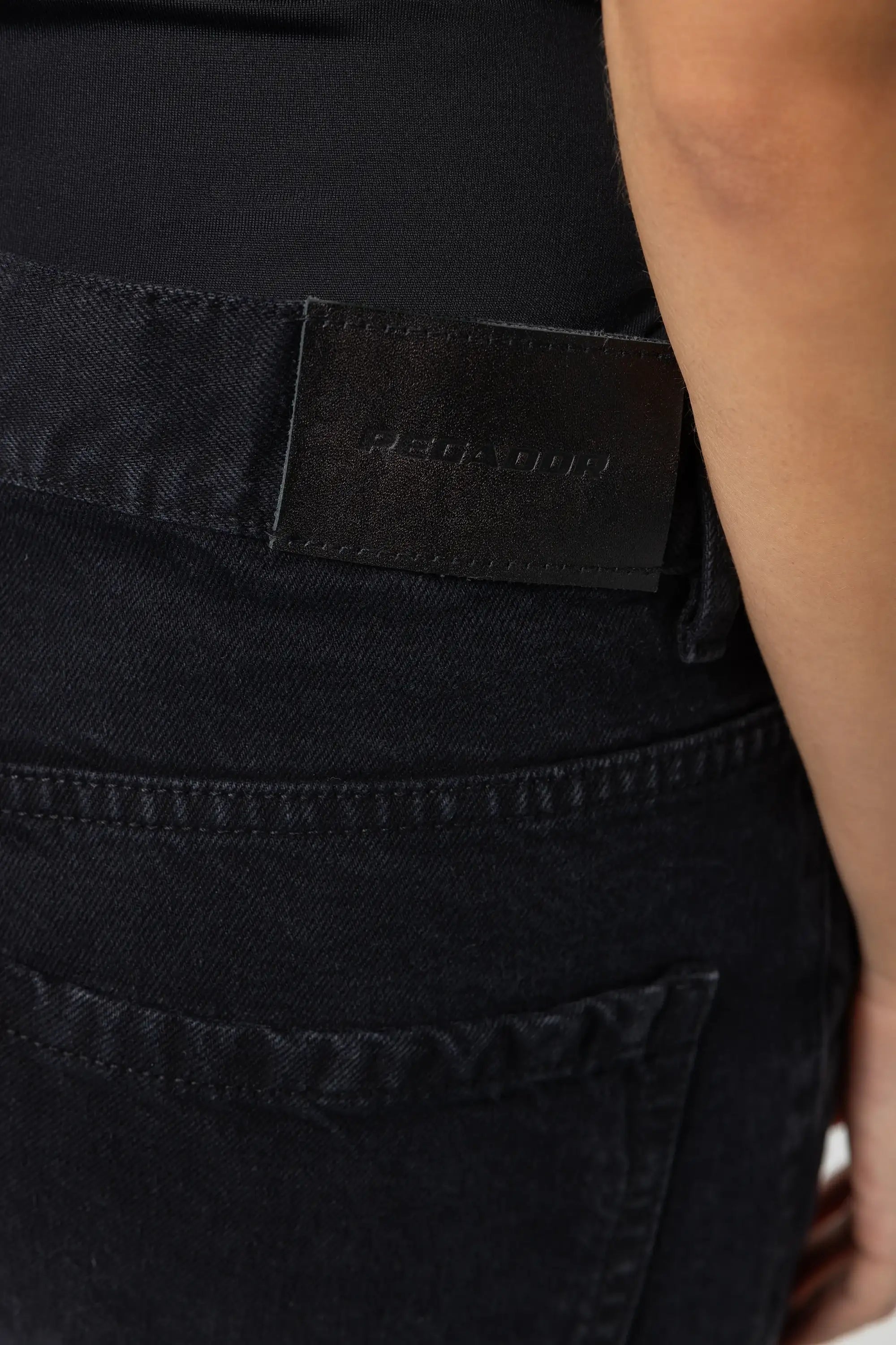 Mally Super Baggy Jeans Washed Black