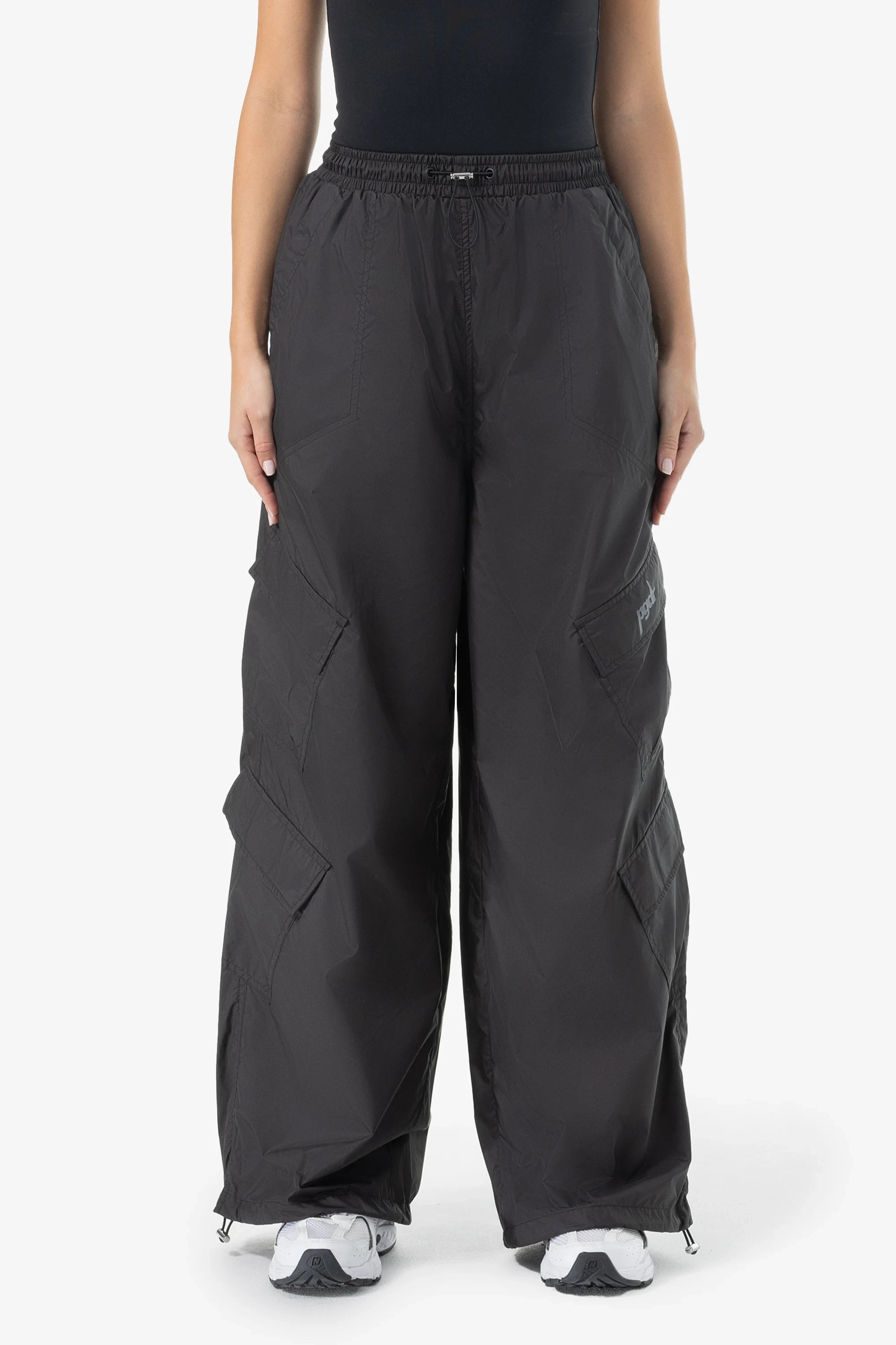 Nelly Cargo Tracksuit Pants Black