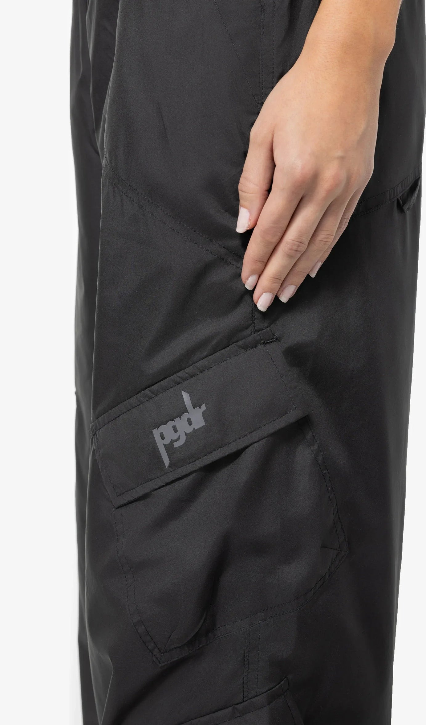 Nelly Cargo Tracksuit Pants Black