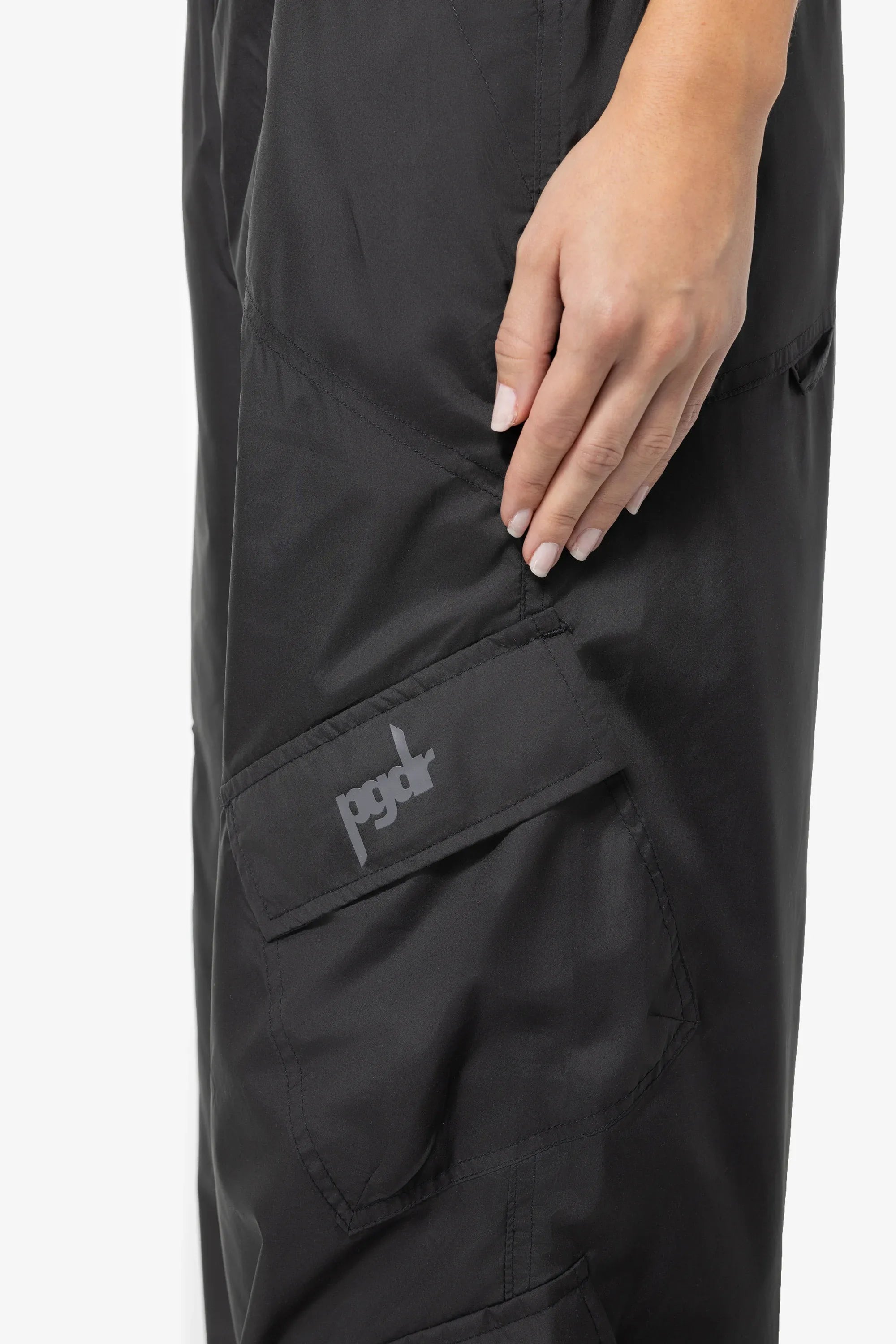Nelly Cargo Tracksuit Pants Black
