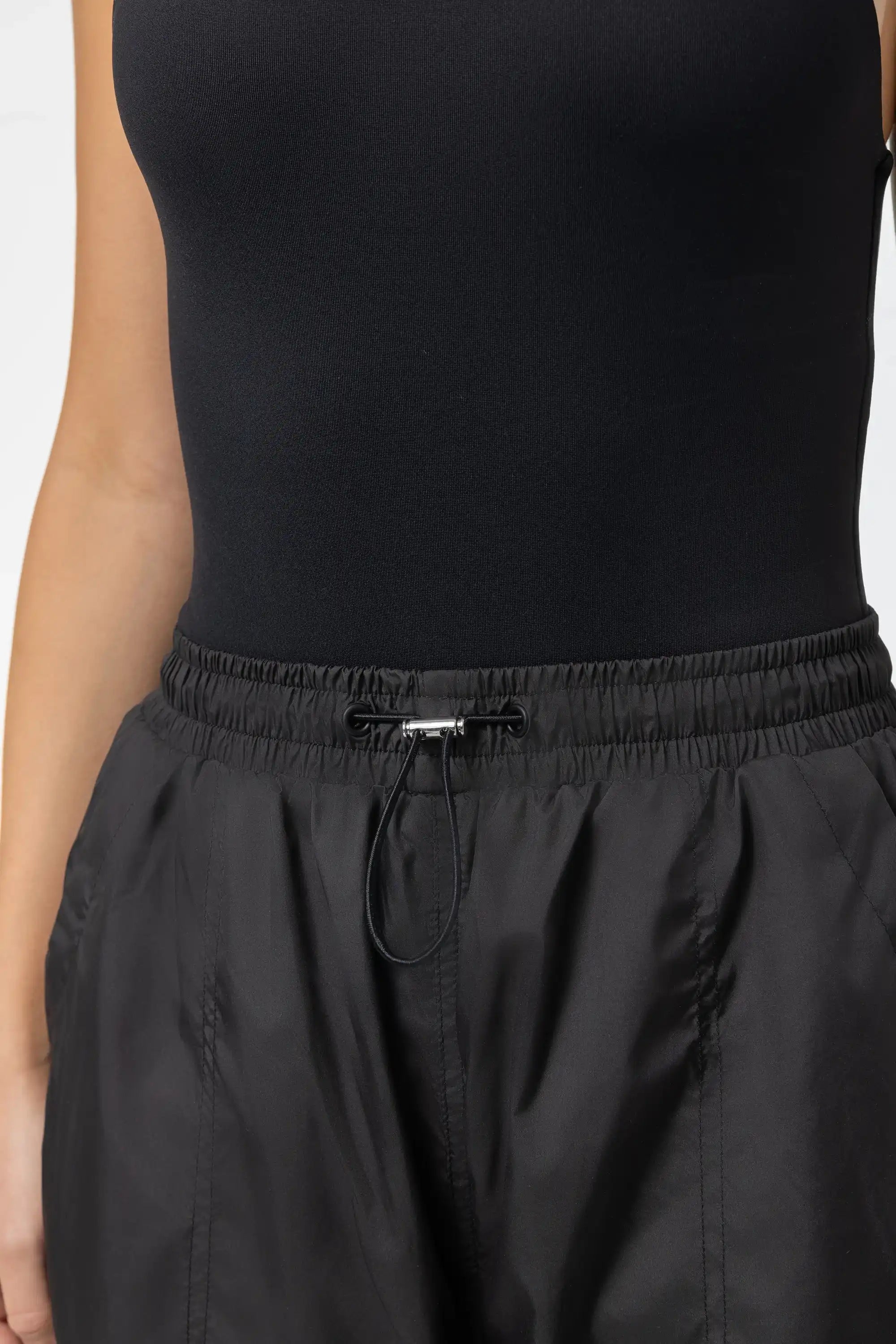 Nelly Cargo Tracksuit Pants Black