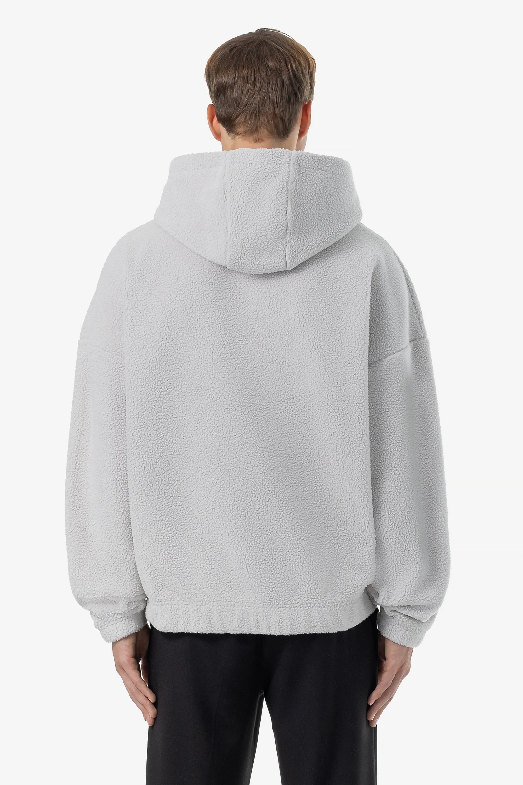 Baye Boxy Fleece Hoodie Clear Grey