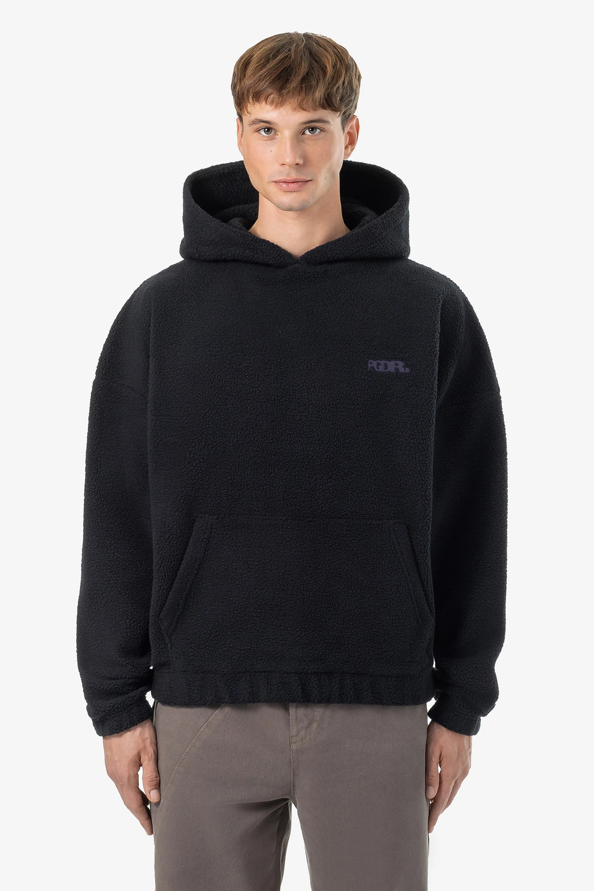 Baye Boxy Fleece Hoodie Black