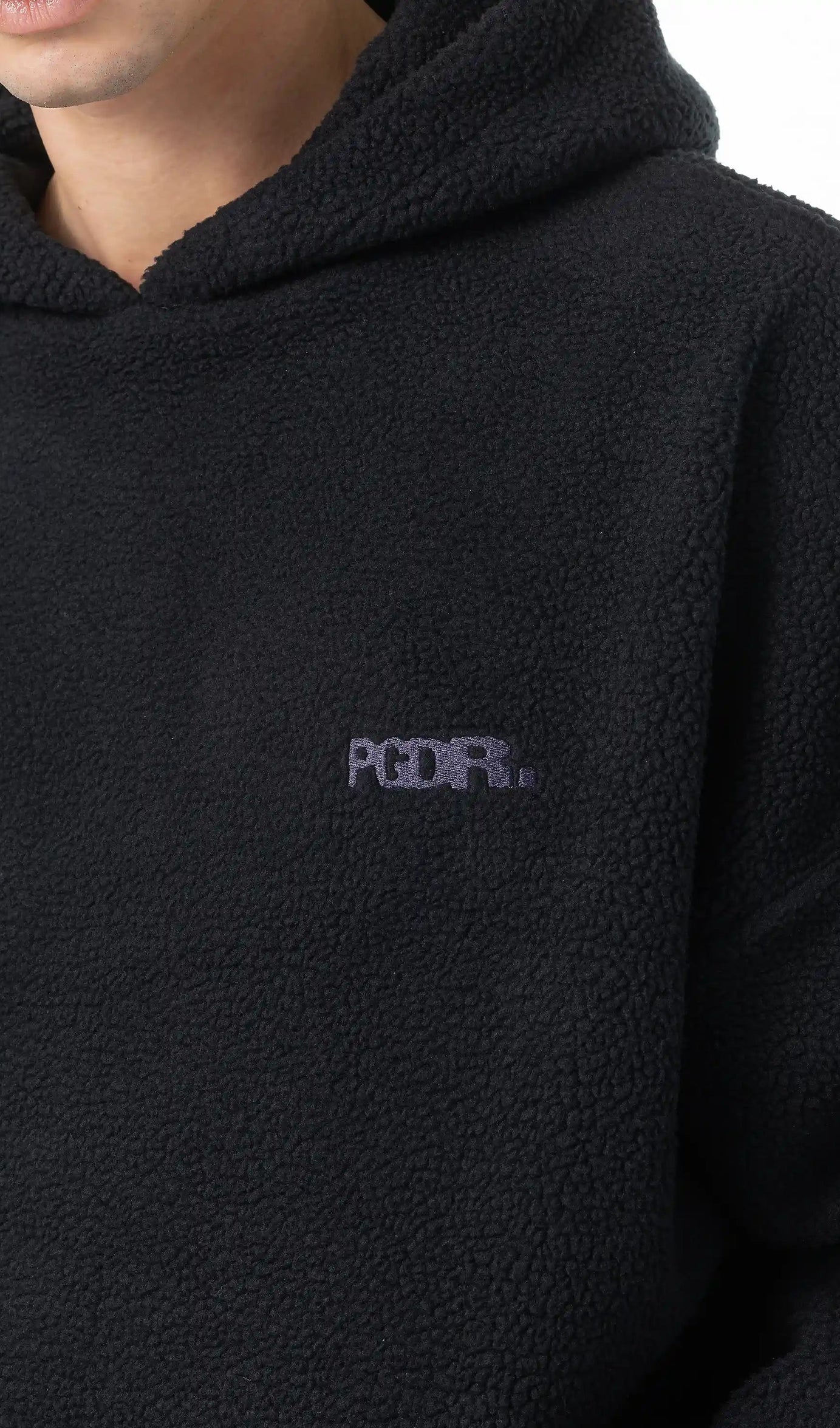Baye Boxy Fleece Hoodie Black