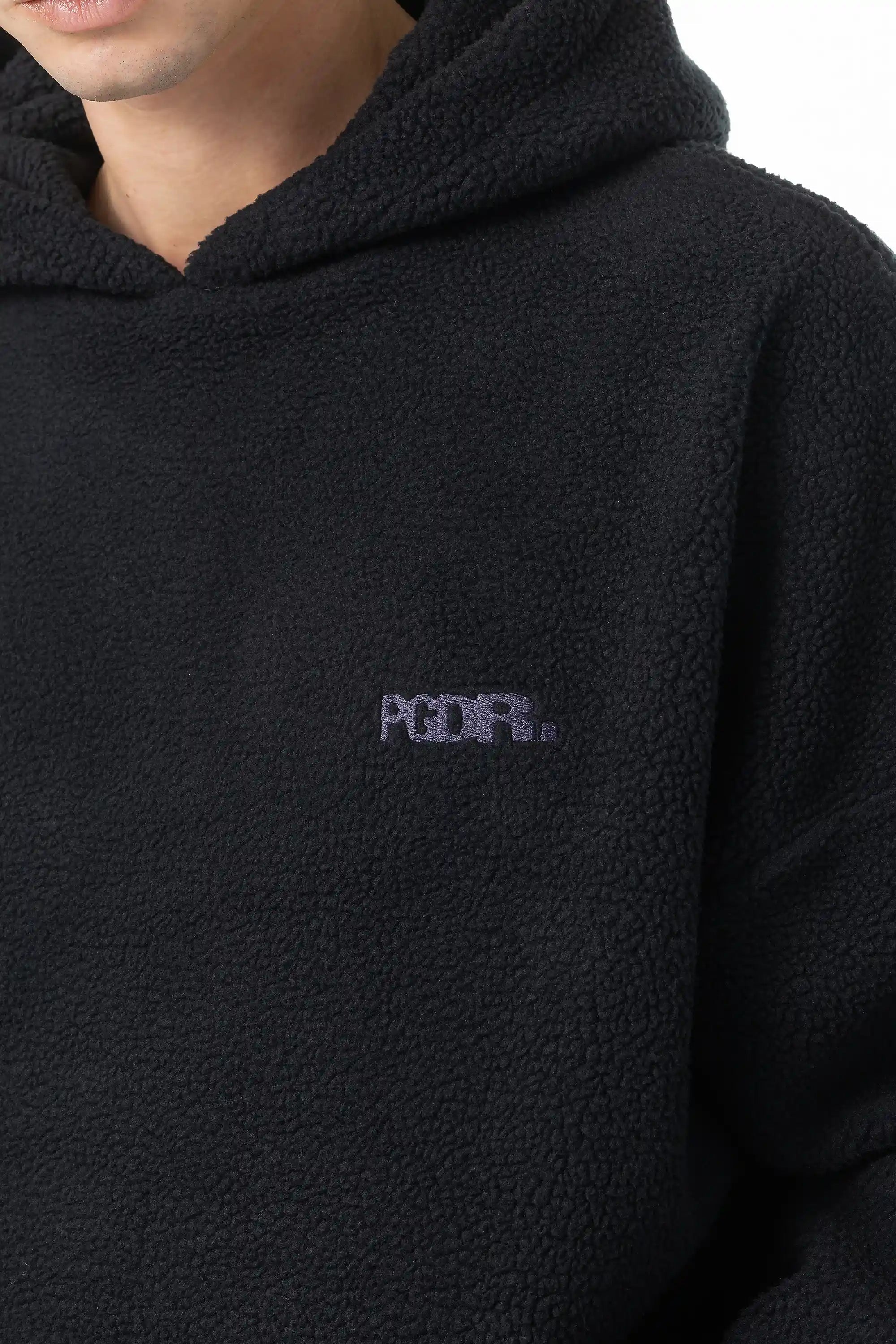 Baye Boxy Fleece Hoodie Black