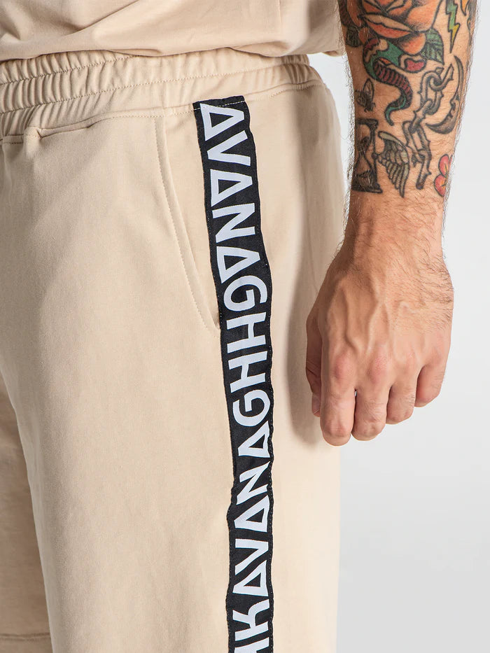 Beige Futura Shorts