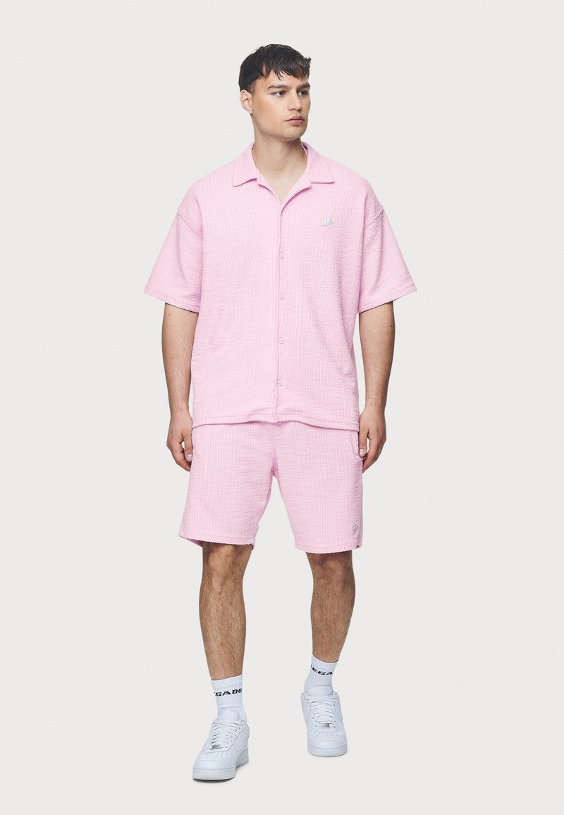 LIBCO STRUCTURED KNIT SHIRT BUBBLEGUM