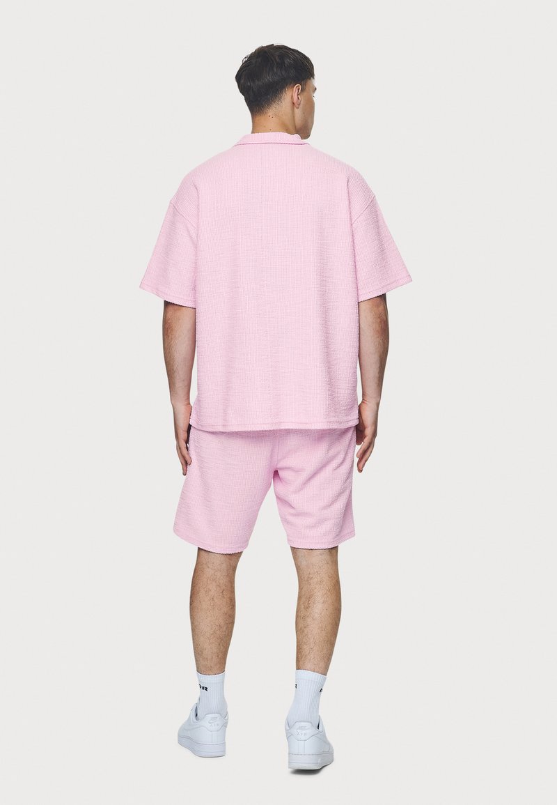 LIBCO STRUCTURED KNIT SHIRT BUBBLEGUM