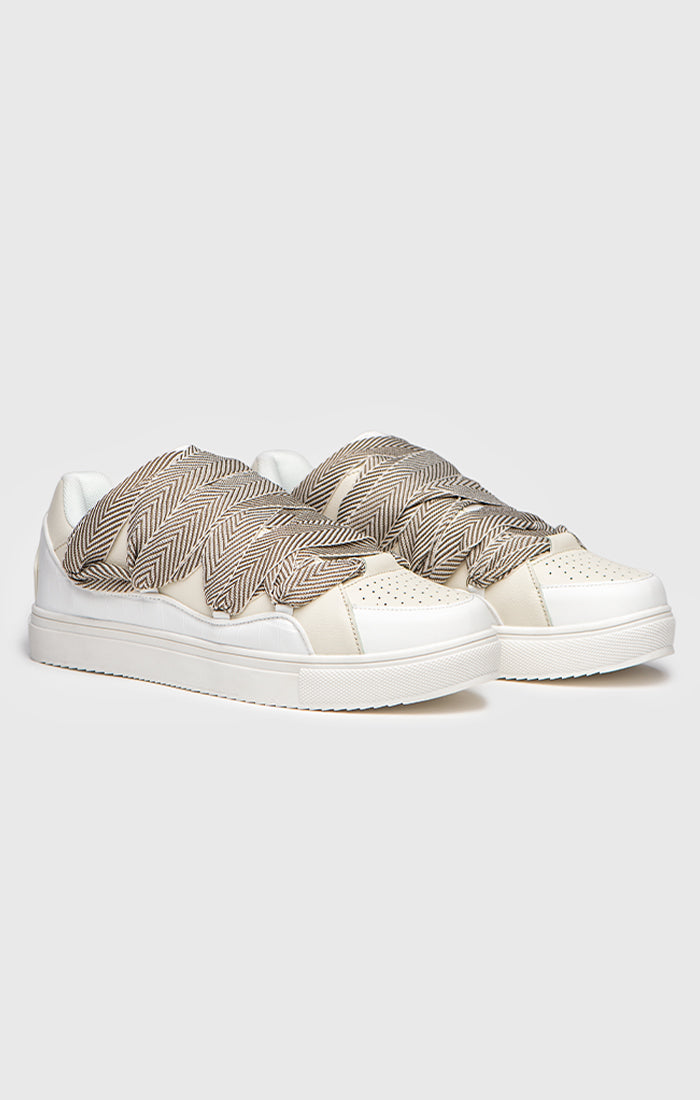 BEIGE ROUGH SNEAKERS
