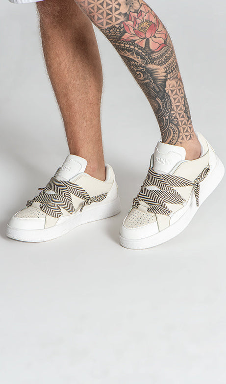 BEIGE ROUGH SNEAKERS