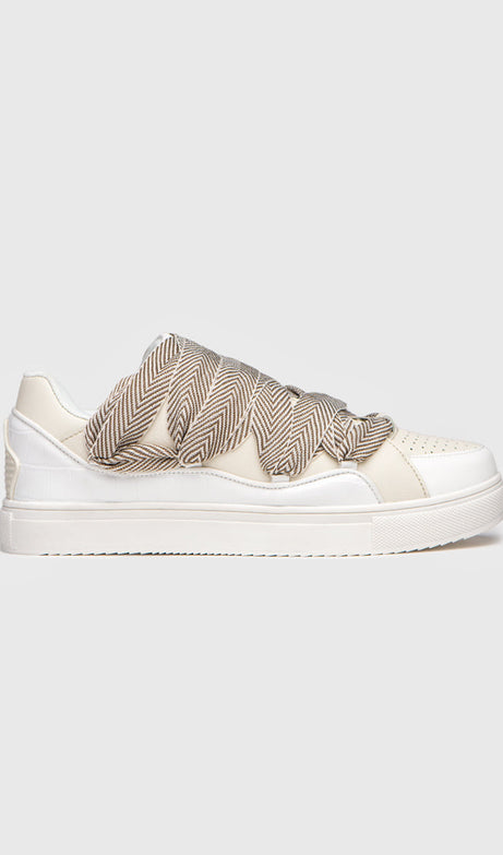 BEIGE ROUGH SNEAKERS