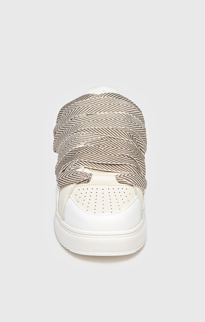 BEIGE ROUGH SNEAKERS