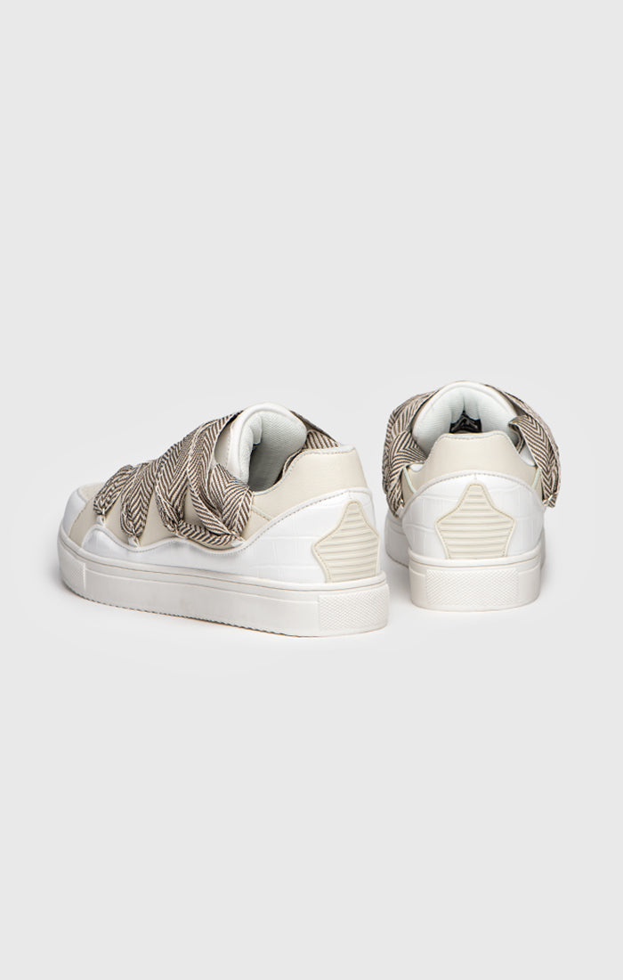 BEIGE ROUGH SNEAKERS