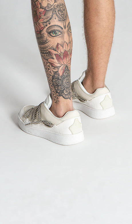 BEIGE ROUGH SNEAKERS