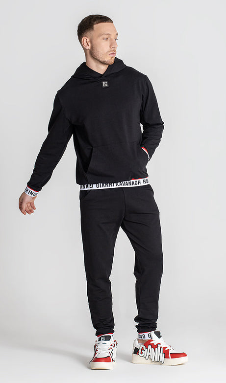 Black Track Hoodie