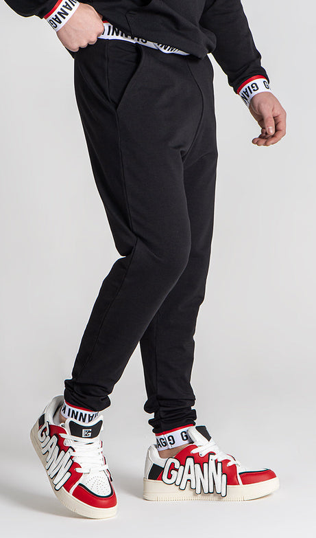 Black Track Joggers