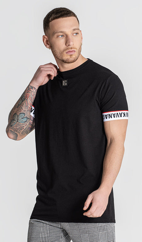 Black Track Tee