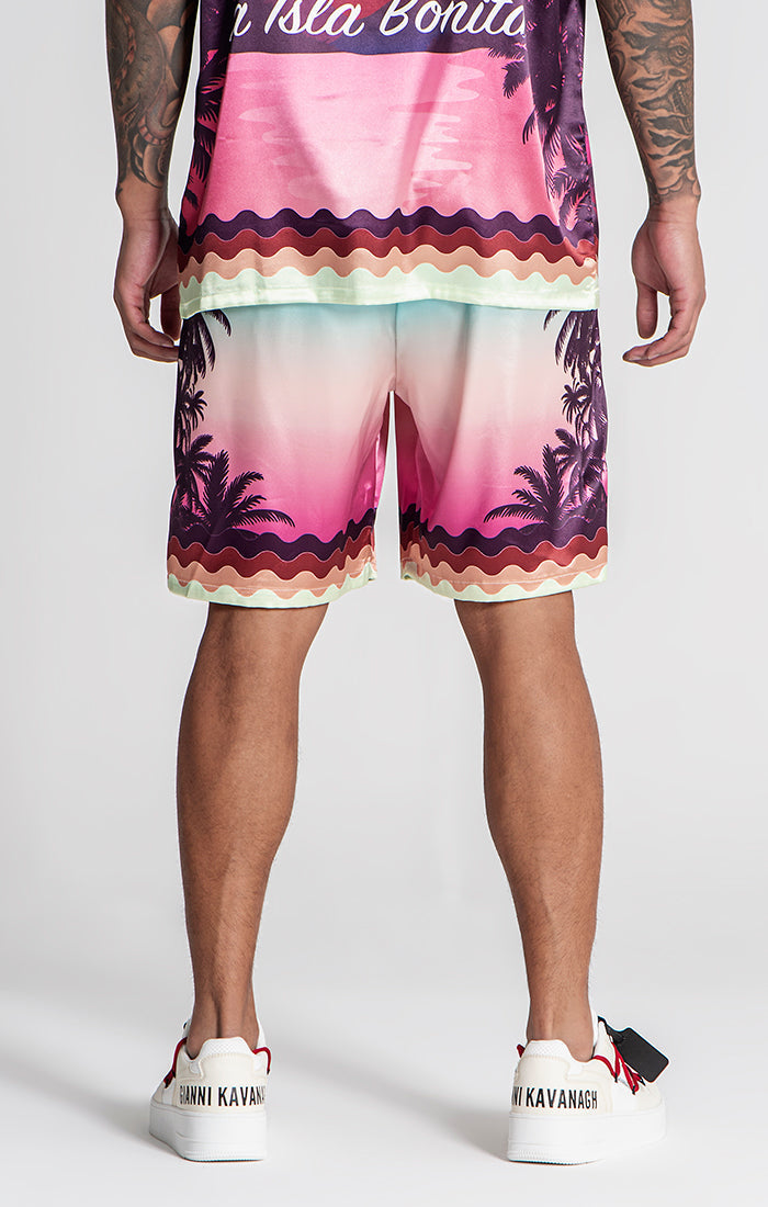 MULTICOLOR TROPICANA SHORTS
