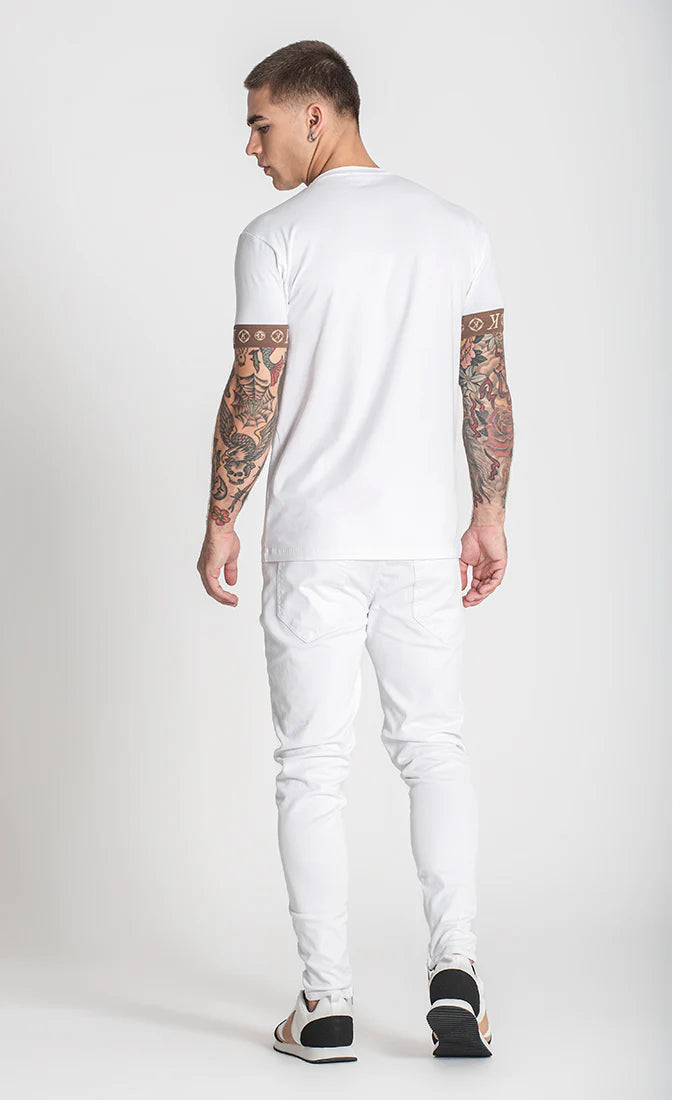 White ChoKo Elastic Tee