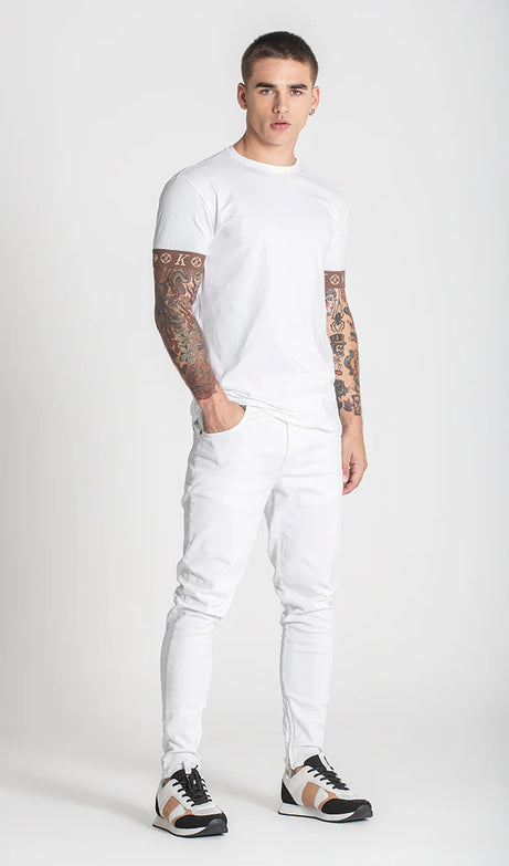 White ChoKo Elastic Tee
