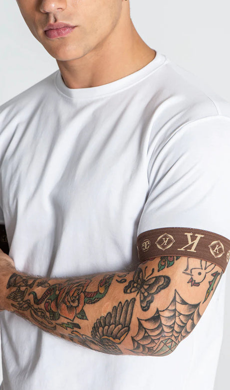 White ChoKo Elastic Tee