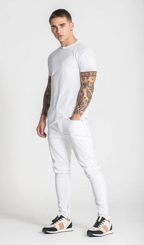 White ChoKo Elastic Tee