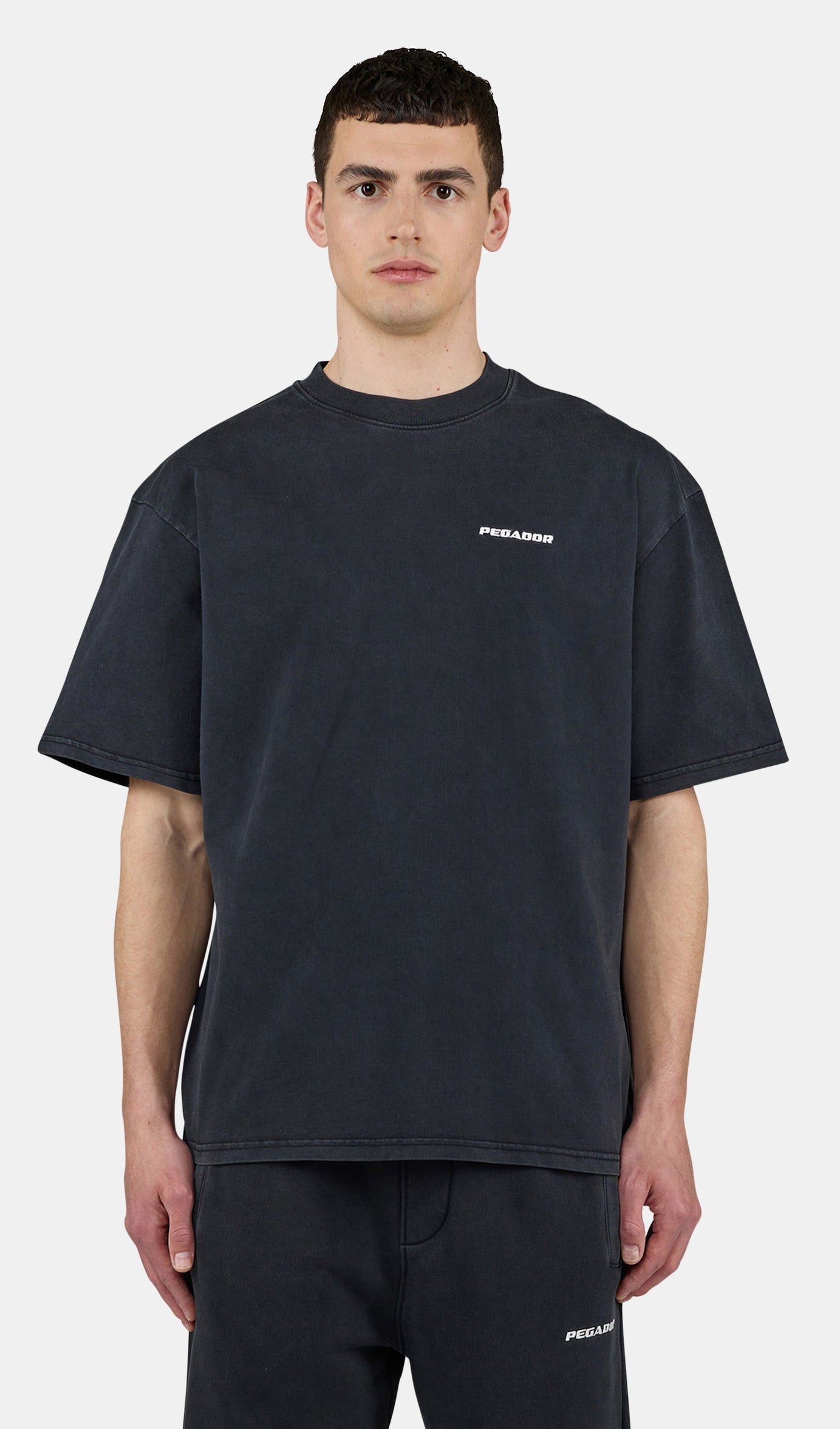 Logo Oversized Tee Black