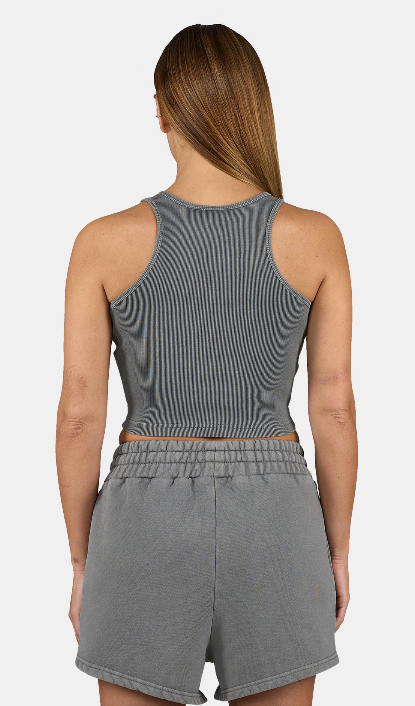 Ayla Crop Top Vintage Grey