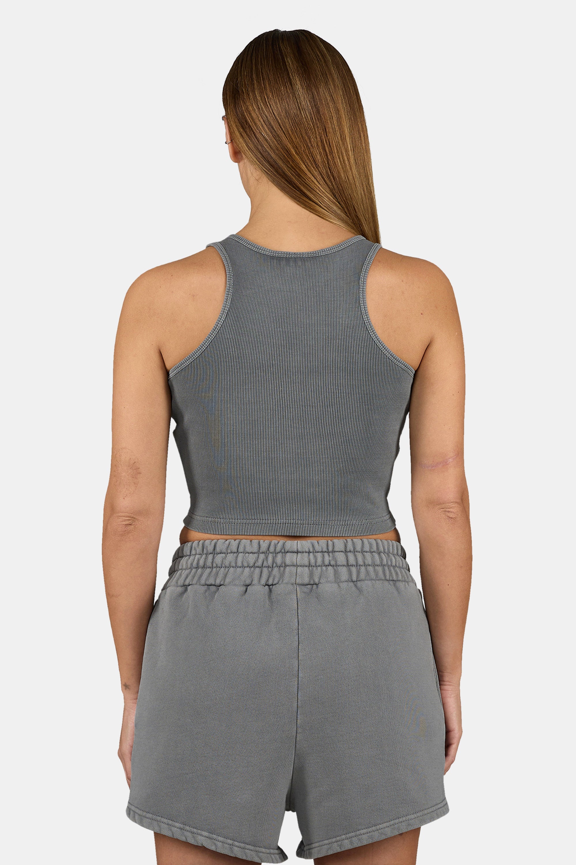 Ayla Crop Top Vintage Grey
