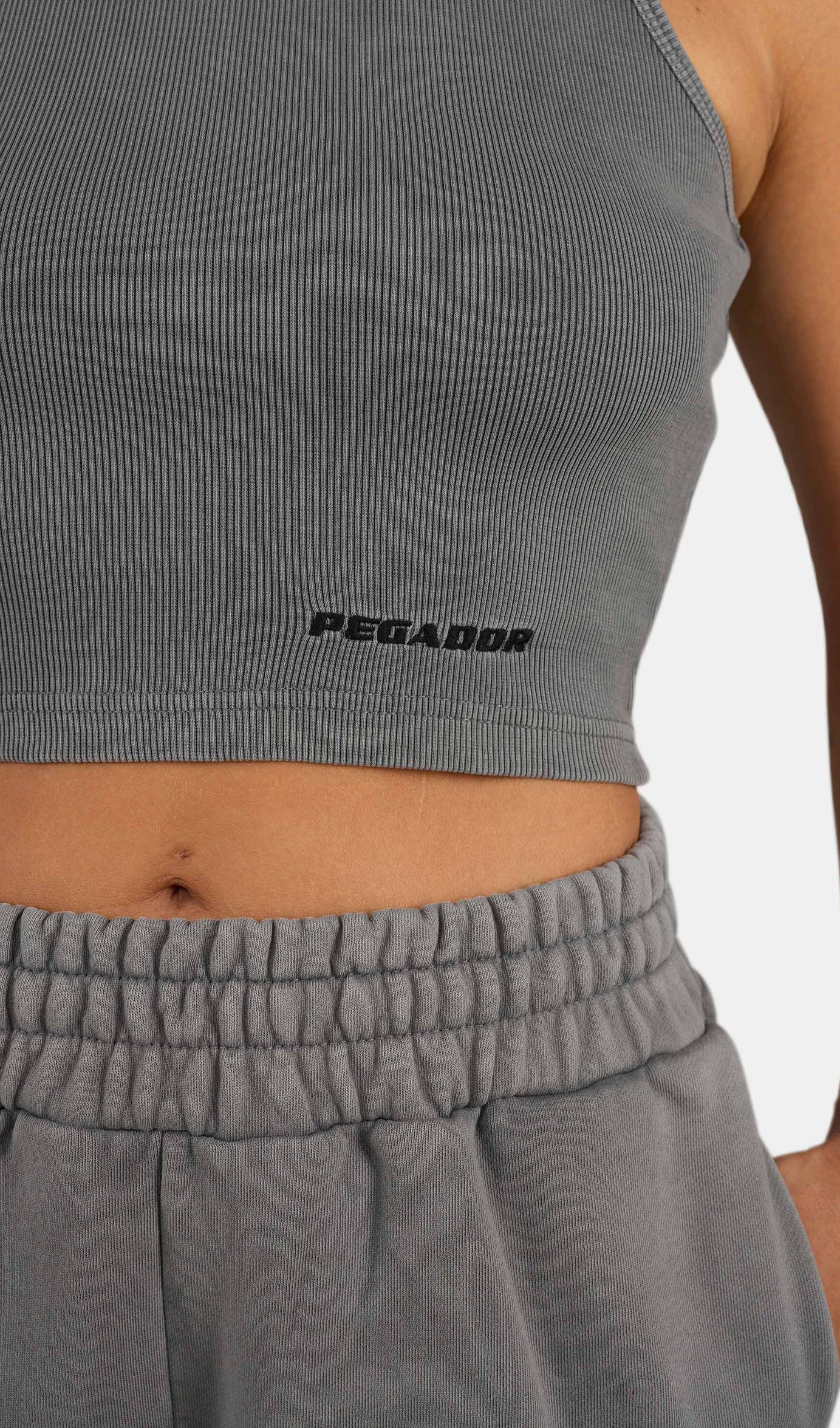 Ayla Crop Top Vintage Grey