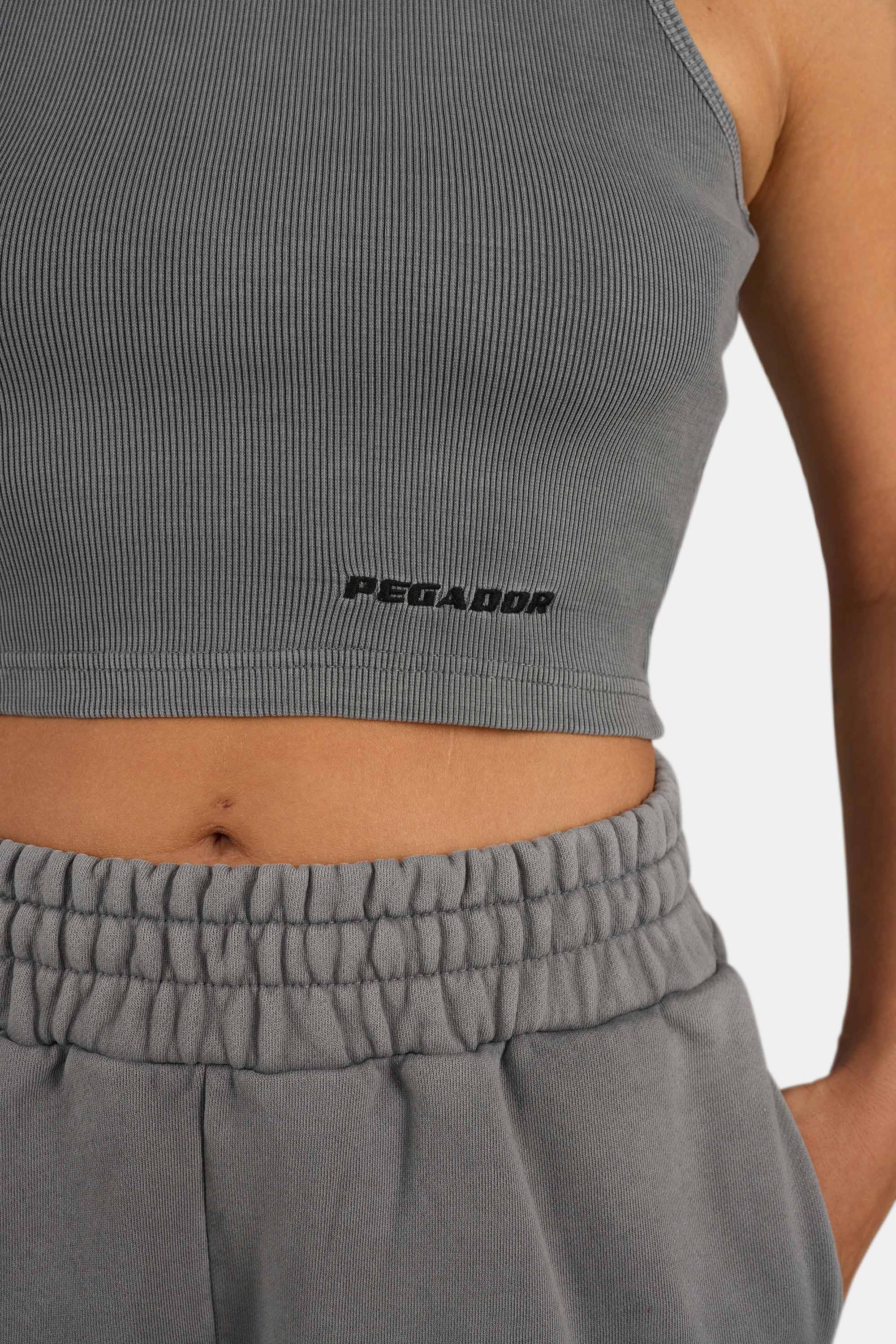 Ayla Crop Top Vintage Grey