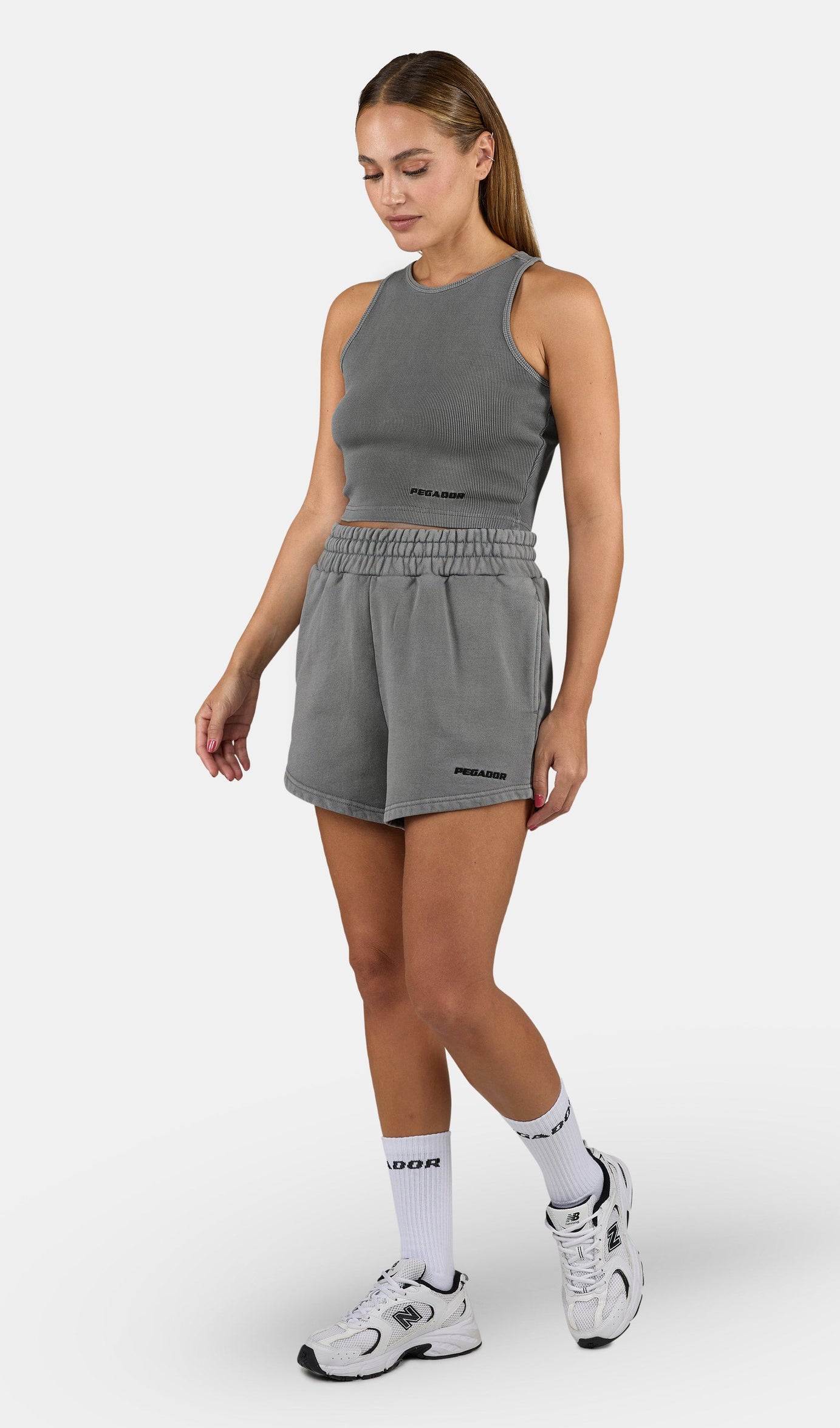 Ayla Crop Top Vintage Grey