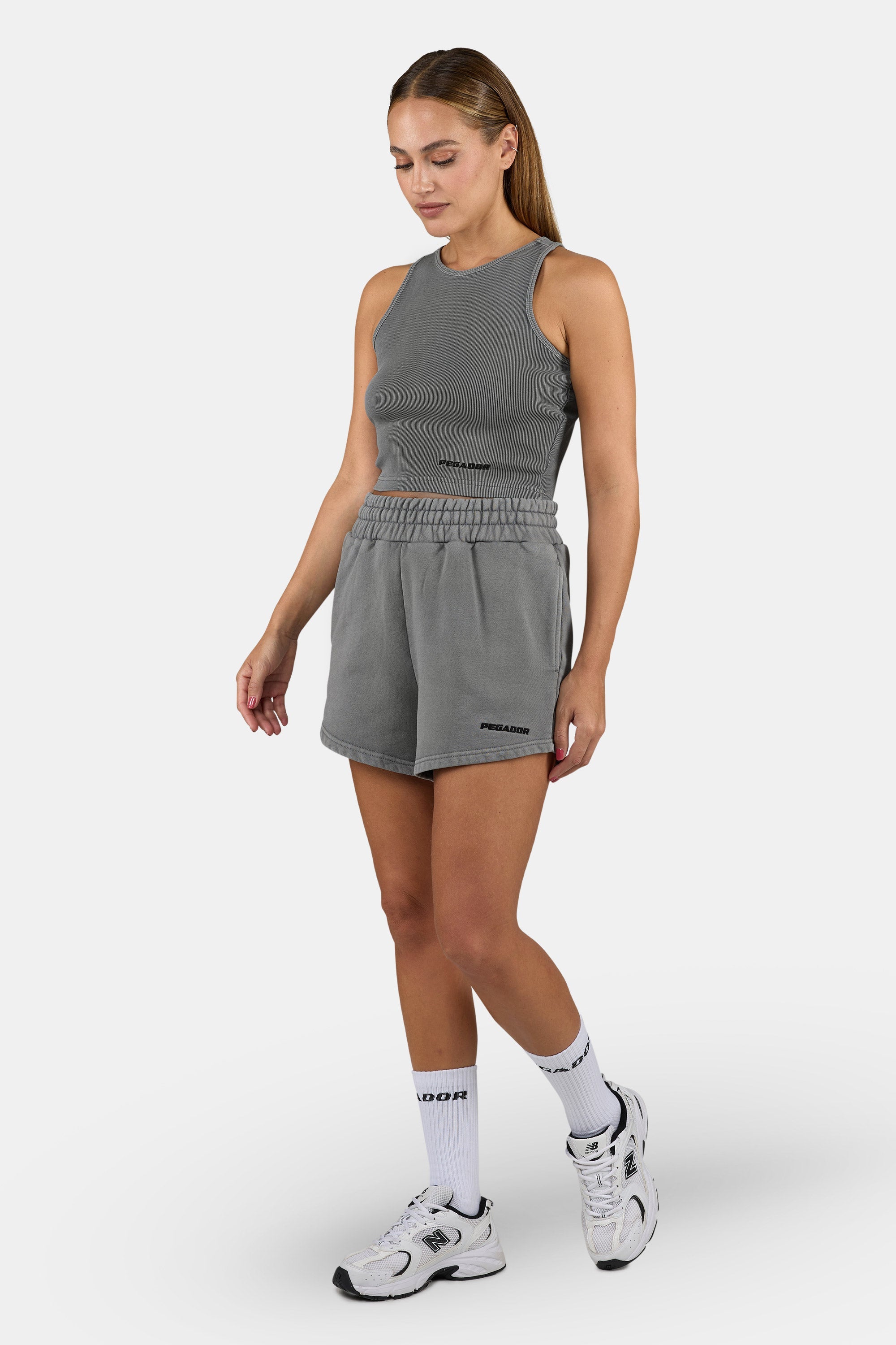 Ayla Crop Top Vintage Grey