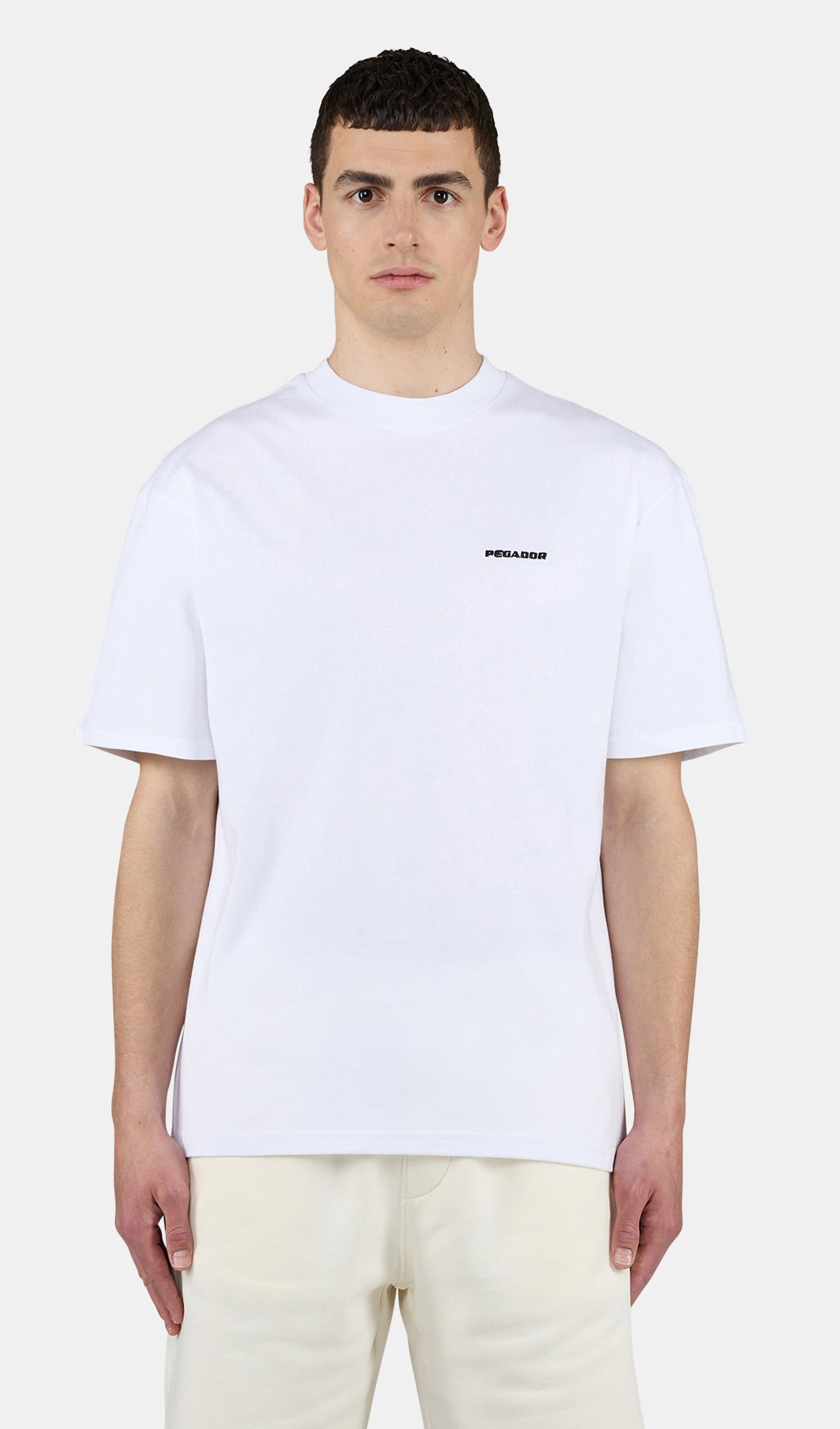 Logo Over Tee White