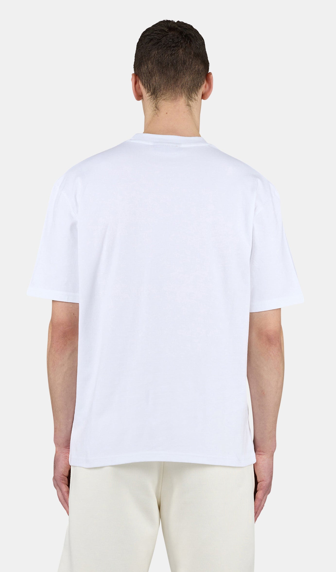 Logo Over Tee White