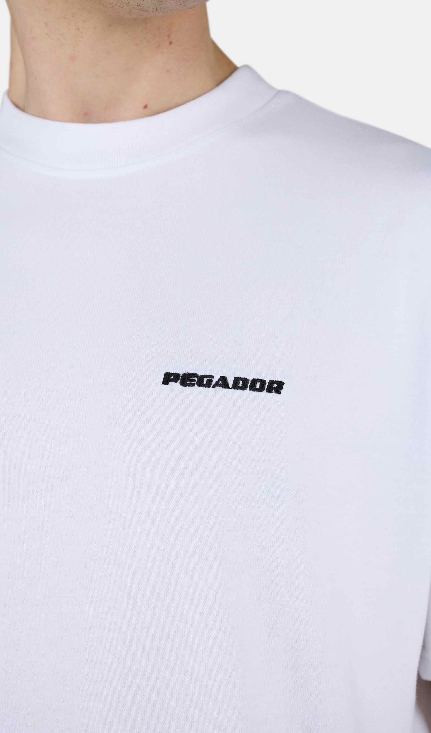 Logo Over Tee White