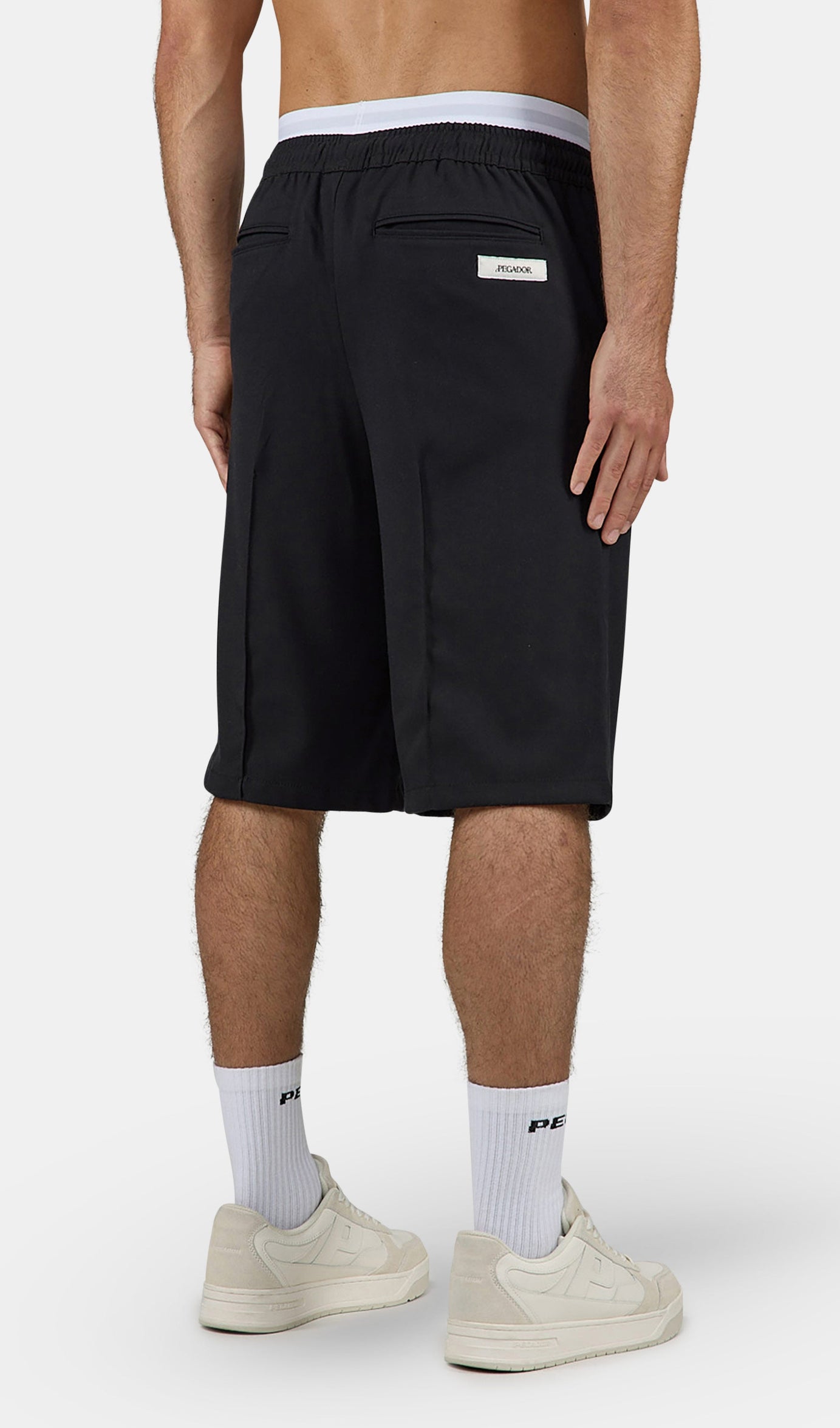Cason Overknee Shorts BLACK