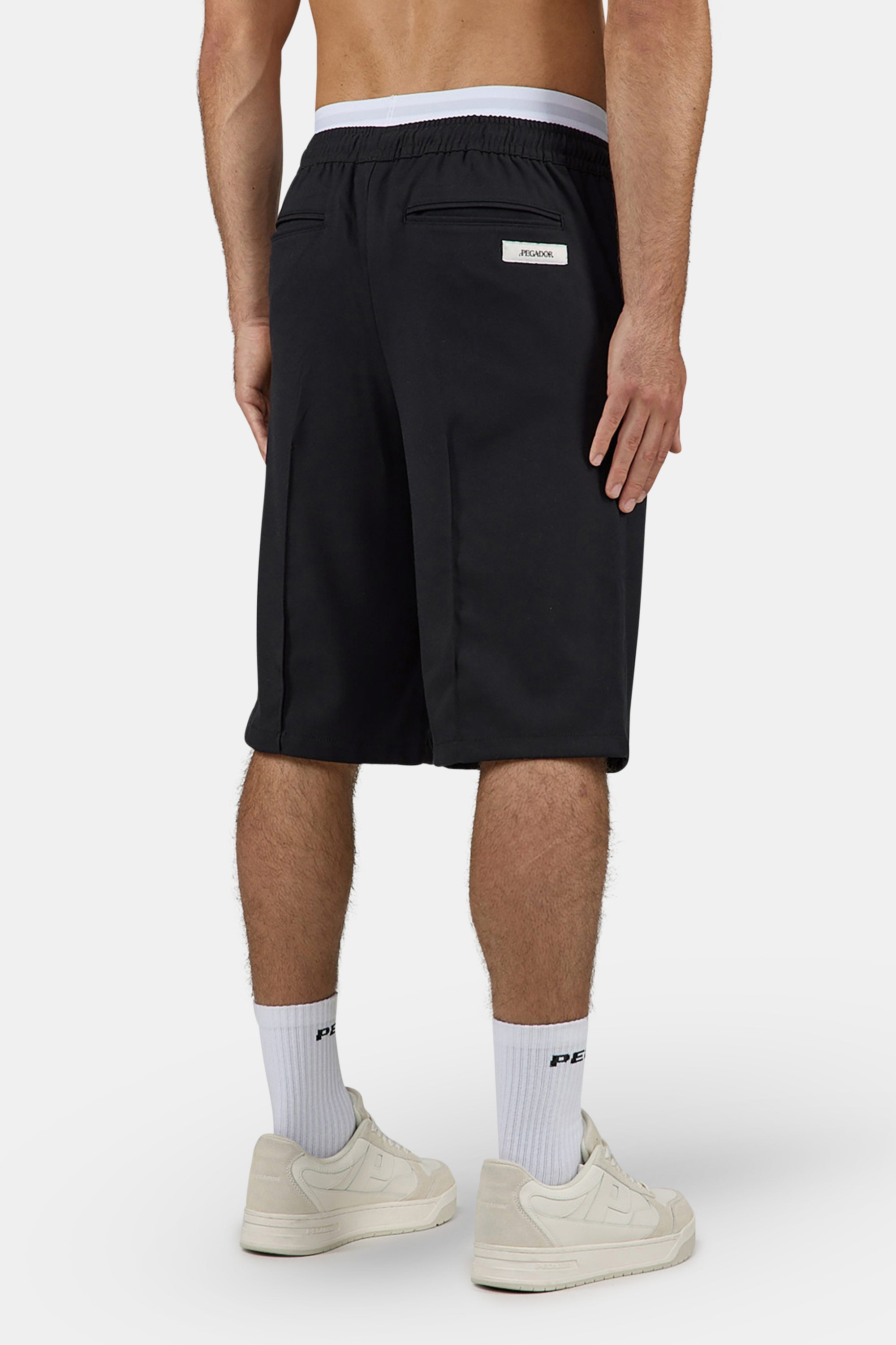 Cason Overknee Shorts BLACK