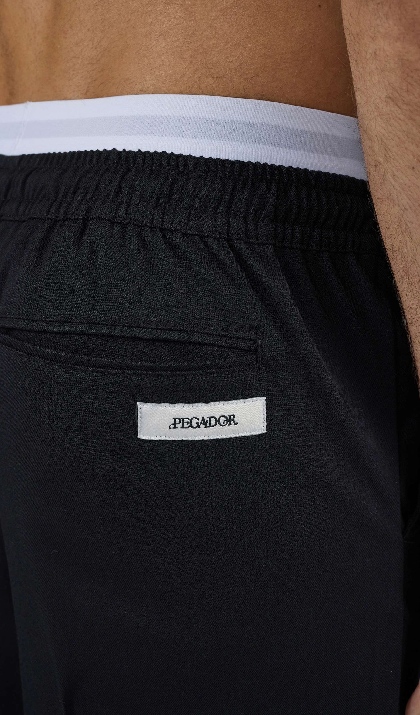 Cason Overknee Shorts BLACK