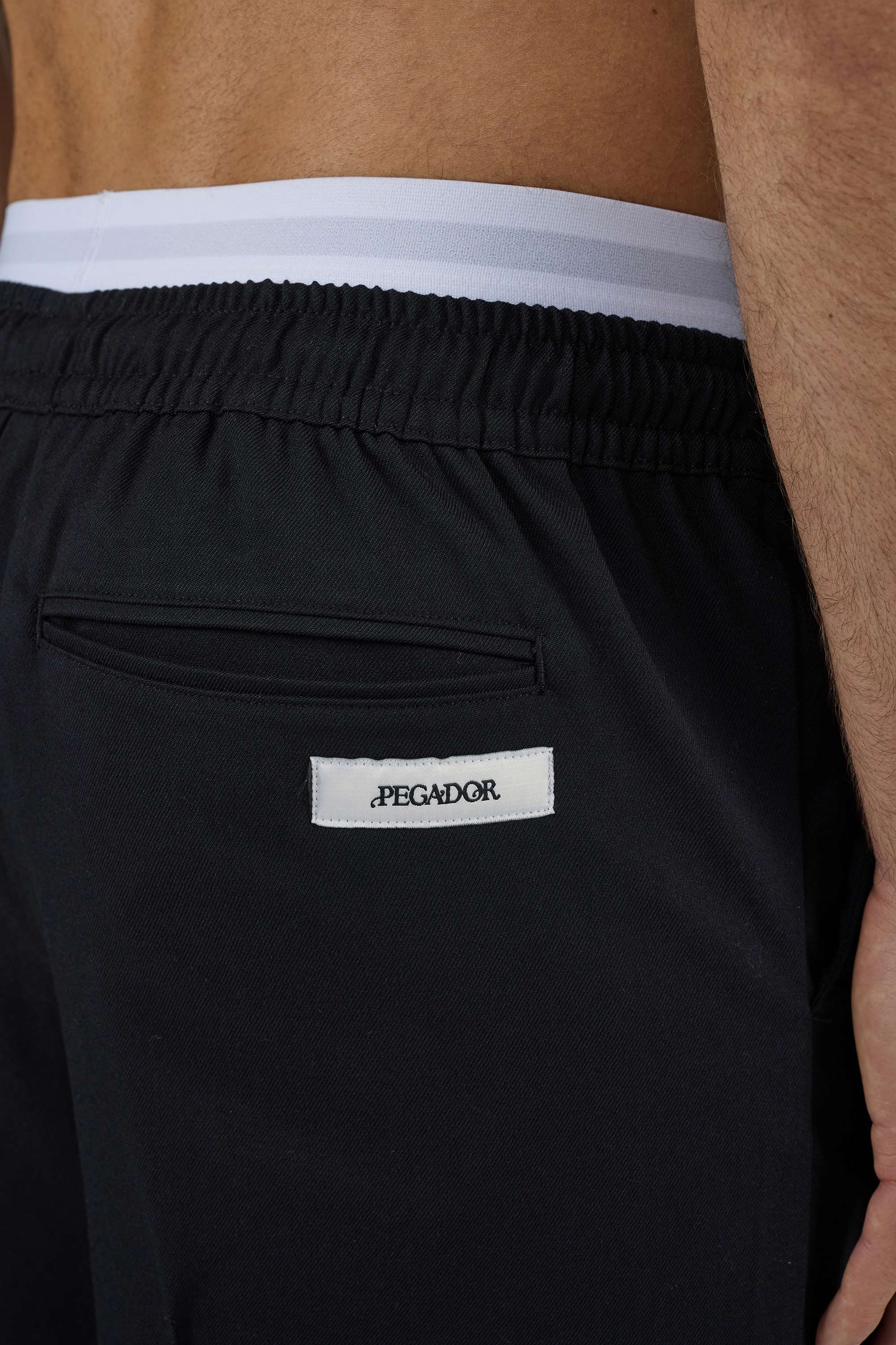 Cason Overknee Shorts BLACK