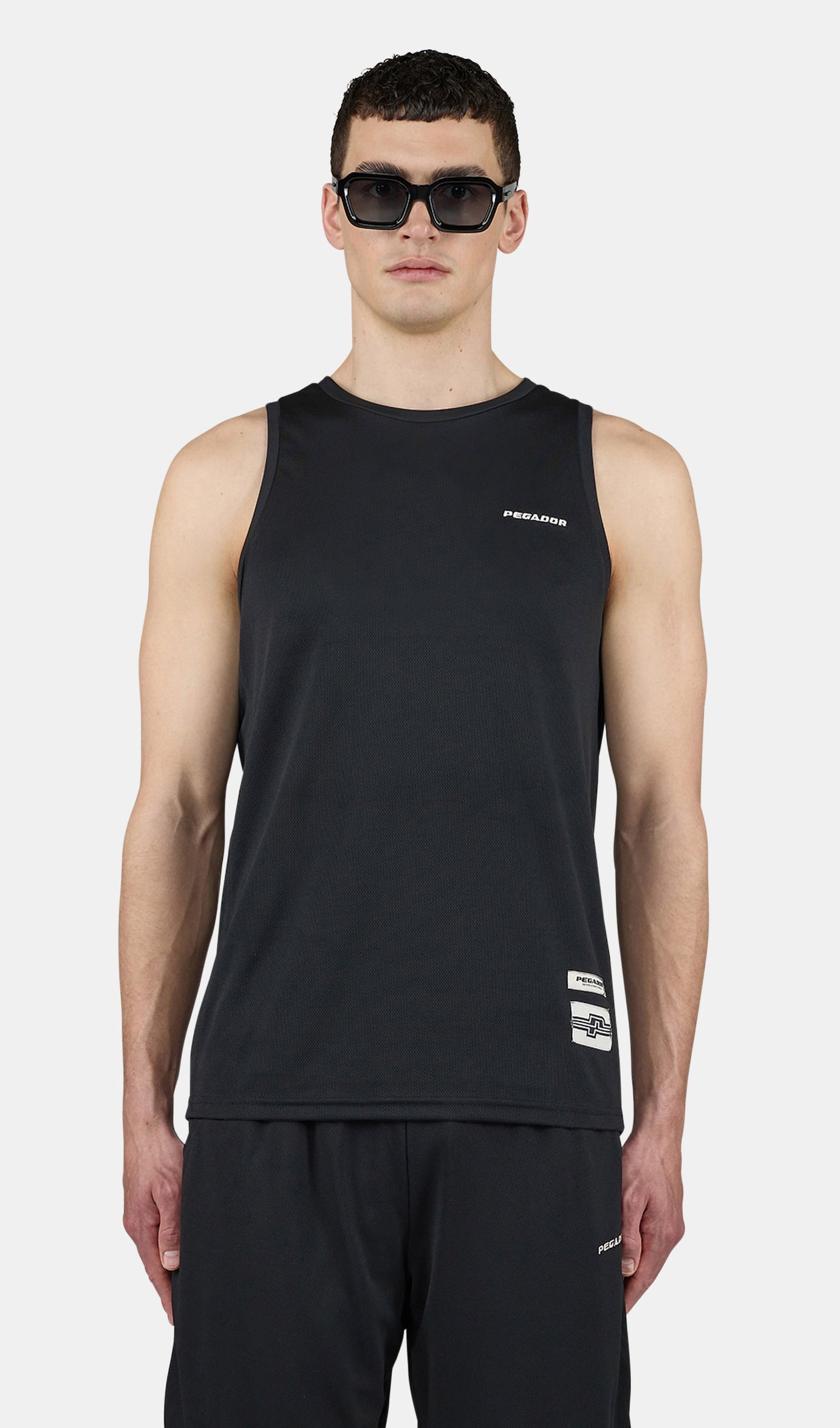 Jaydan Mesh Tanktop Black