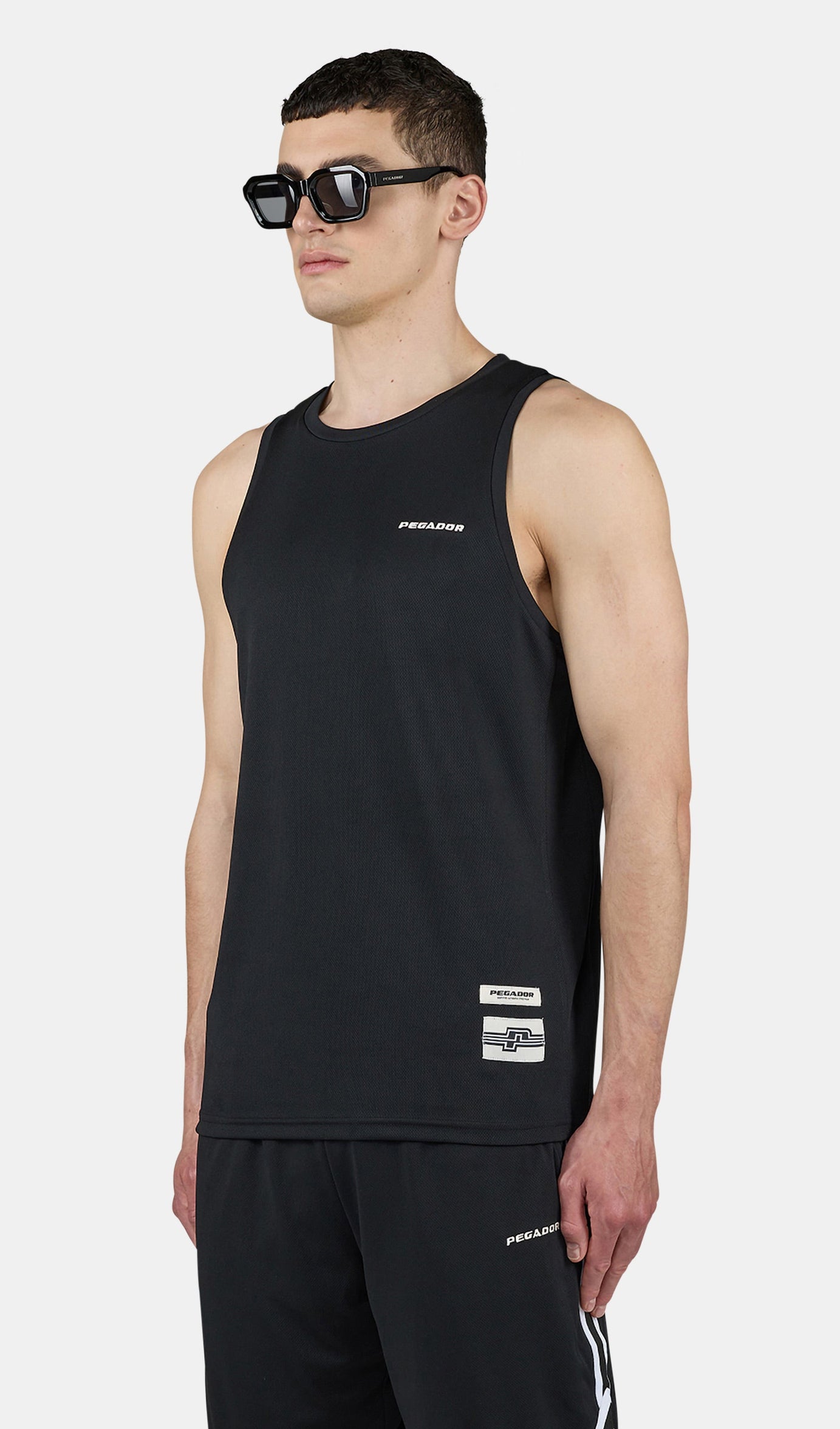 Jaydan Mesh Tanktop Black